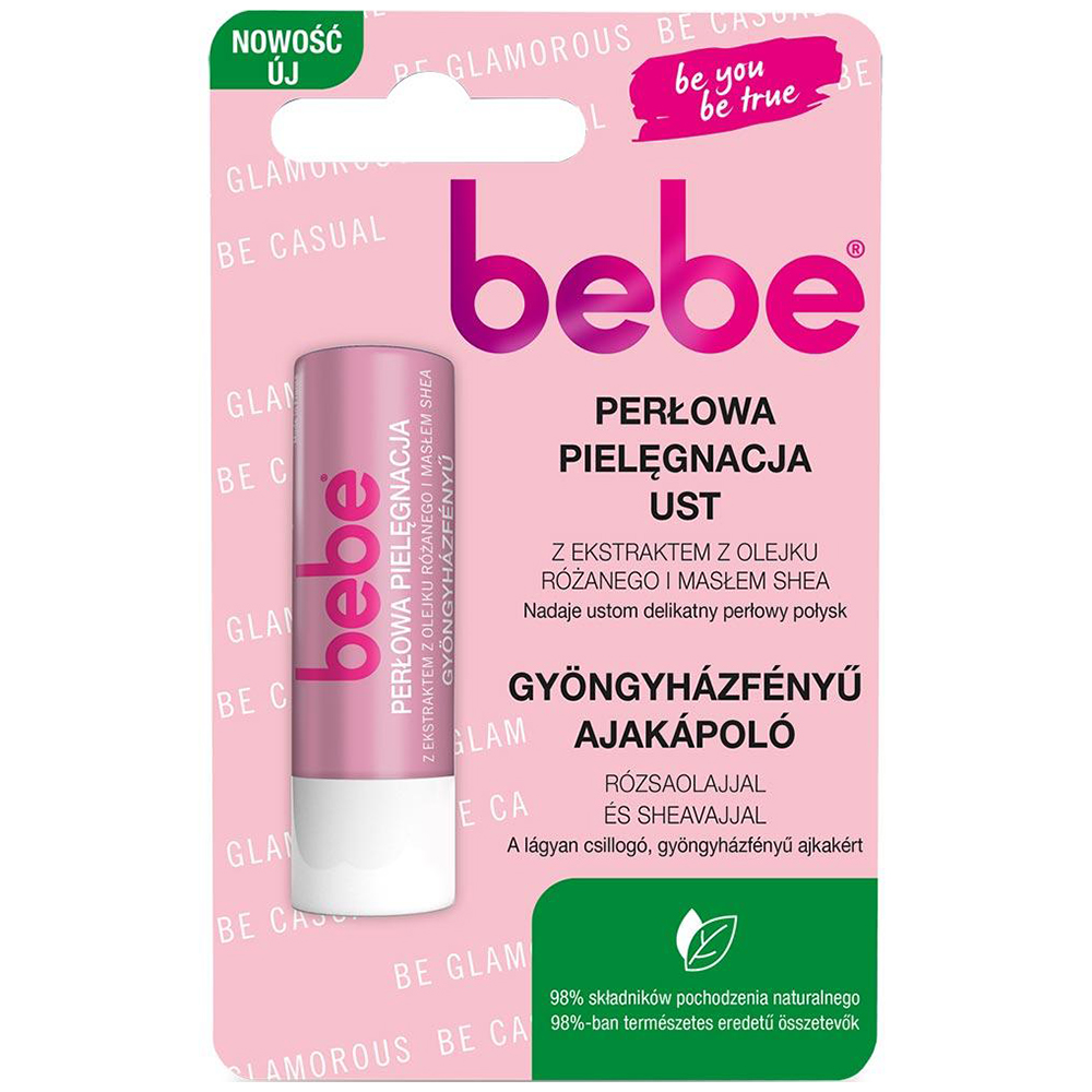 Bebe Bebe Young Care, pomadka perłowa, 4,9 g