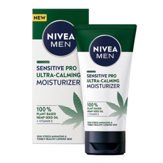 Nivea Men Sensitive Pro, nawilżający krem do twarzy z olejem konopnym, Ultra-Calming, 75 ml - zdjęcie produktu