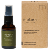 Mokosh, olejek do brody i włosów, zielona kawa z tabaką, 30 ml - miniaturka zdjęcia produktu