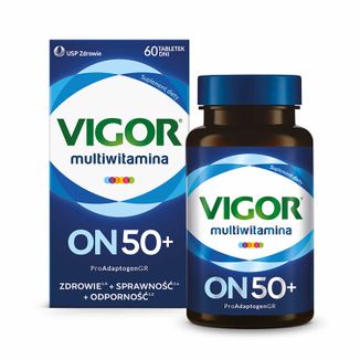 Vigor Multiwitamina On 50+, 60 tabletek - zdjęcie produktu