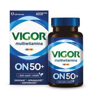 Vigor Multiwitamina On 50+, 60 tabletek - zdjęcie produktu