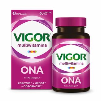 Vigor Multiwitamina Ona, 60 tabletek - zdjęcie produktu
