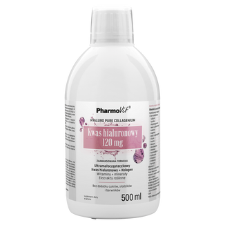 PharmoVit Kwas hialuronowy 120 mg, 500 ml - zdjęcie produktu
