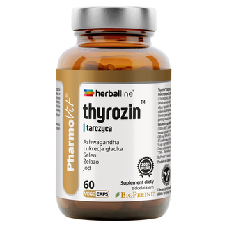 PharmoVit HerbalLine Thyrozin Tarczyca, 60 kapsułek roślinnych - zdjęcie produktu