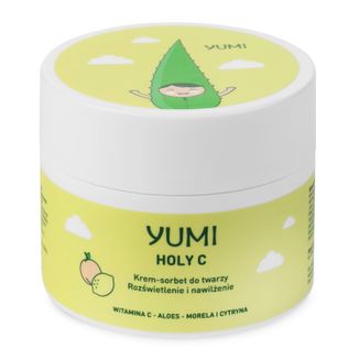 Yumi Holy C, krem-sorbet do twarzy, morela, cytryna, Rozświetlenie i nawilżenie, 50 ml - zdjęcie produktu