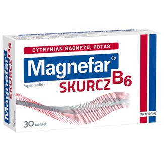 Magnefar B6 Skurcz, 30 tabletek - zdjęcie produktu