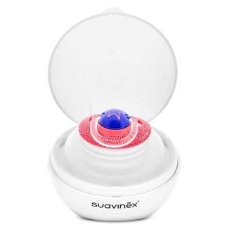 Suavinex Duccio, sterylizator UV do smoczków uspokajających, biały, 1 sztuka - zdjęcie produktu