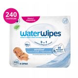 WaterWipes Bio, chusteczki nawilżane, wodne, od urodzenia, 4 x 60 sztuk USZKODZONE OPAKOWANIE - miniaturka zdjęcia produktu