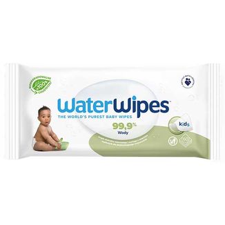 WaterWipes Soapberry Bio, chusteczki nawilżane, wodne z wyciągiem z orzechów mydlanych, od urodzenia, 60 sztuk - zdjęcie produktu