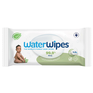 WaterWipes Soapberry Bio, chusteczki nawilżane, wodne z wyciągiem z orzechów mydlanych, od urodzenia, 60 sztuk - zdjęcie produktu