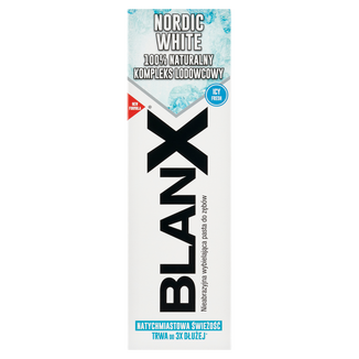 BlanX Nordic White, wybielająca pasta do zębów, 75 ml BlanX Nordic White, wybielająca pasta do zębów, 75 ml - zdjęcie produktu