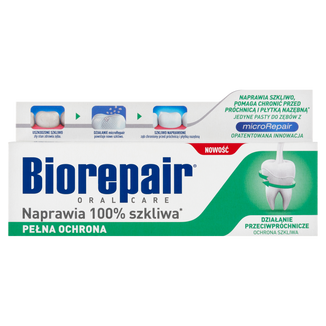 Biorepair Pełna Ochrona, pasta do zębów, bez fluoru, 75 ml - zdjęcie produktu