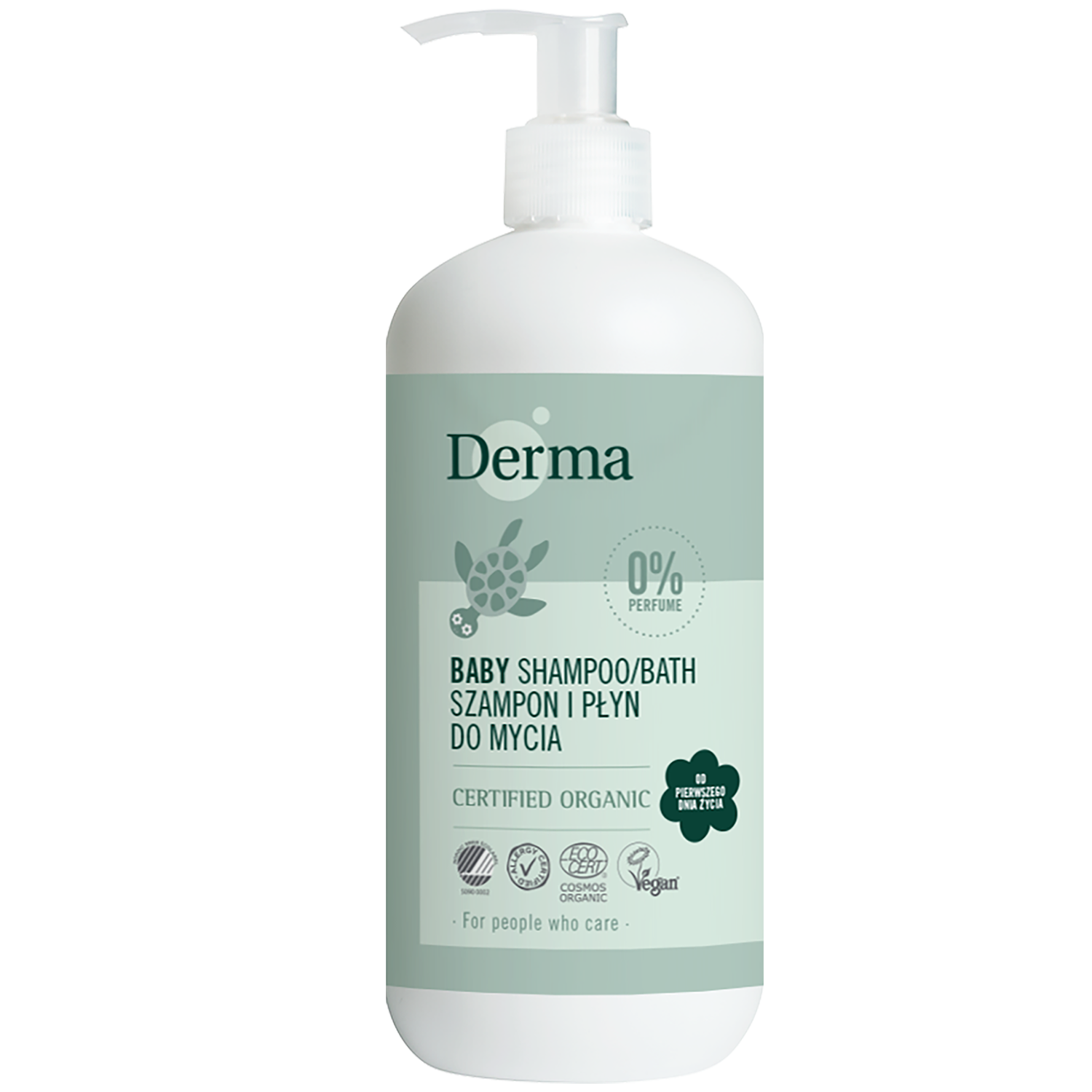 Nieznana Derma Eco Baby, szampon i płyn do mycia, 500 ml
