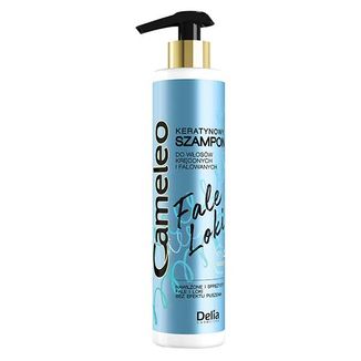 Delia Cameleo Fale Loki, keratynowy szampon do włosów kręconych i falowanych, 250 ml - zdjęcie produktu