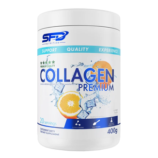 SFD Collagen Premium, smak pomarańczowy, 400 g - zdjęcie produktu
