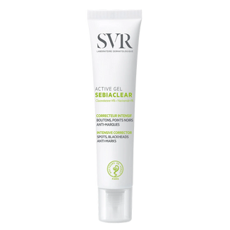 SVR SebiaClear Active Gel, żel aktywny o intensywnym działaniu przeciw niedoskonałościom skóry, 40 ml - zdjęcie produktu