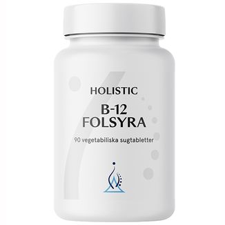 Holistic B-12 Folsyra, 90 tabletek do ssania - zdjęcie produktu