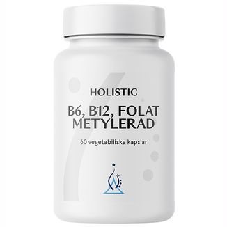 Holistic B6, B12, Folat Metylerad, 60 kapsułek - zdjęcie produktu