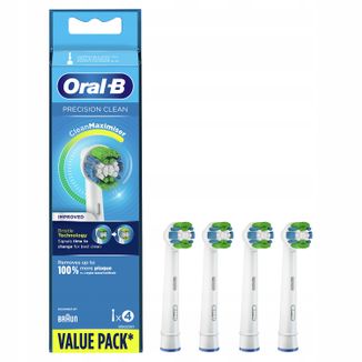 Oral-B Precision Clean, końcówki wymienne do szczoteczki elektrycznej Clean Maximiser, 4 sztuki - zdjęcie produktu