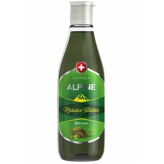 SwissMedicus Alpine, spirytusowy wyciąg z 13 alpejskich ziół, 250 ml - zdjęcie produktu