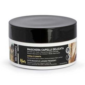 Bio Happy Hair, nawilżająca maska do włosów, owies i konopie, 150 ml - zdjęcie produktu