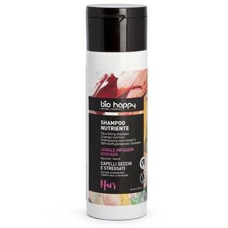 Bio Happy Hair, odżywczy szampon do włosów Jungle Infusion, awokado, 200 ml - zdjęcie produktu