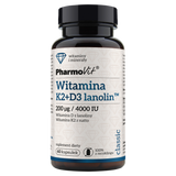 PharmoVit Witamina K2 + D3 lanolin, 60 kapsułek - miniaturka zdjęcia produktu