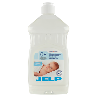 Jelp 0+, hipoalergiczny płyn do mycia butelek i akcesoriów niemowlęcych, 500 ml - zdjęcie produktu