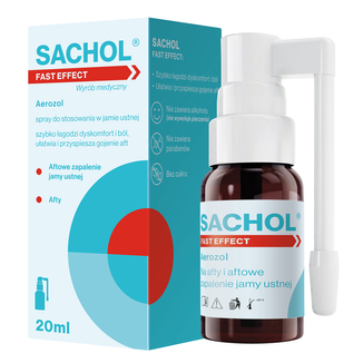 Sachol Fast Effect, aerozol, 20 ml - zdjęcie produktu