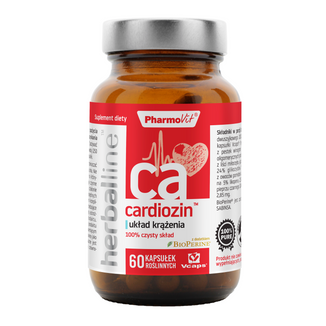 PharmoVit HerbalLine Cardiozin Układ Krążenia, 60 kapsułek roślinnych - zdjęcie produktu