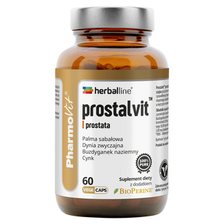 PharmoVit HerbalLine Prostalvit Prostata, 60 kapsułek roślinnych - zdjęcie produktu