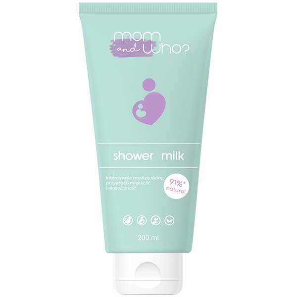 Mom and Who Mom and Who, łagodna emulsja do mycia ciała i twarzy, 200 ml