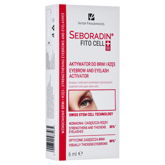 Seboradin Fito Cell, aktywator do brwi i rzęs, wzmacniający, 6 ml - zdjęcie produktu