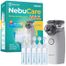NebuCare Max, zestaw do nebulizacji niemowląt i dzieci, Helpmedi, nebulizator siateczkowy + Katarek, roztwór soli fizjologiczny NaCl 0,9%, 5 ml x 40 ampułek - miniaturka  zdjęcia produktu