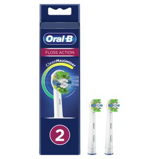 Oral-B Floss Action, końcówki wymienne do szczoteczki elektrycznej Clean Maximiser, EB25-2, 2 sztuki - zdjęcie produktu