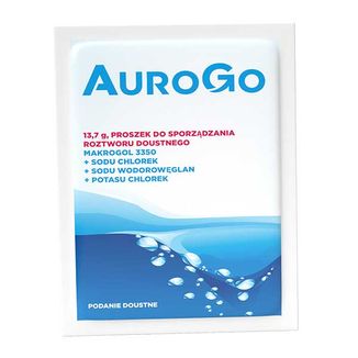 AuroGo 13,7 g, proszek do sporządzania roztworu doustnego, 20 saszetek - 2 AuroGo 13,7 g, proszek do sporządzania roztworu doustnego, 20 saszetek - 2 - zdjęcie produktu