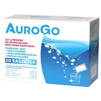 AuroGo 13,7 g, proszek do sporządzania roztworu doustnego, 20 saszetek - 3 AuroGo 13,7 g, proszek do sporządzania roztworu doustnego, 20 saszetek - 3 - zdjęcie produktu