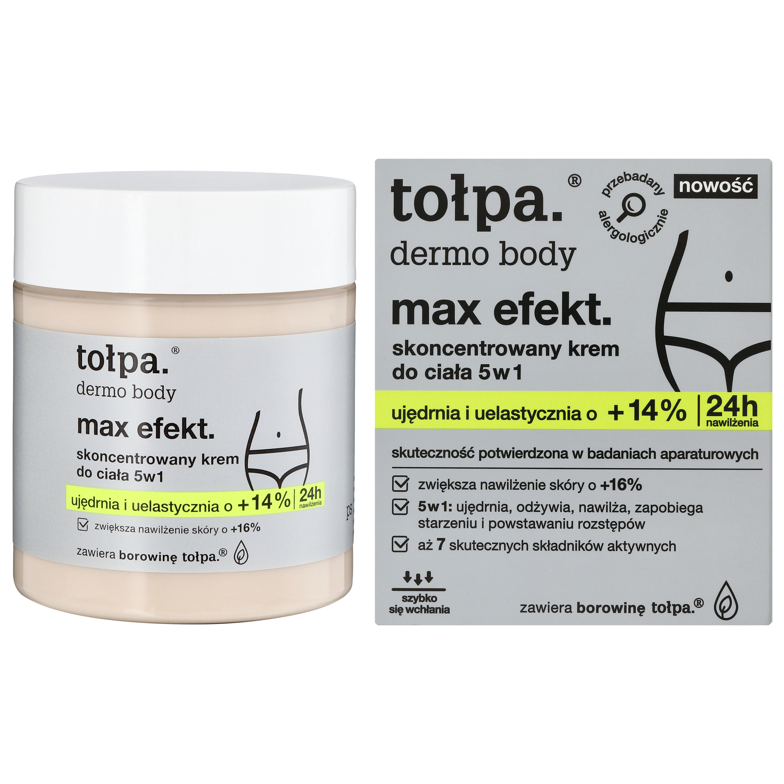 Tołpa Tołpa Dermo Body Max Effekt, konzentriert Körpercreme 5w1, 250 ml — Inhaltsstoffe und Bewertung