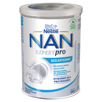Nestle NAN Expertpro Bezlaktozowy, mleko początkowe dla niemowląt od urodzenia, 400 g - zdjęcie produktu