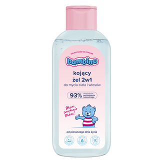 Bambino, kojący żel do mycia ciała i włosów 2w1, od 1 dnia życia, 400 ml - zdjęcie produktu