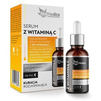 EkaMedica, serum do twarzy z witaminą C, rozjaśnienie i regeneracja, 20 ml  - zdjęcie produktu