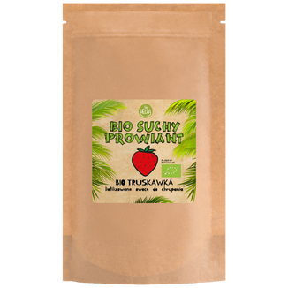 Helpa Bio Suchy Prowiant, liofilizowana truskawka, 20 g Helpa Bio Suchy Prowiant, liofilizowana truskawka, 20 g - zdjęcie produktu
