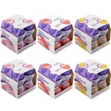 Zestaw Nutridrink Protein, preparat odżywczy, truskawka, 8 x 125 ml + owoce leśne, 8 x 125 ml + brzoskwinia-mango, 8 x 125 ml - miniaturka zdjęcia produktu