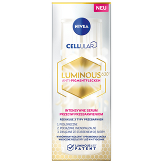 Nivea Cellular Luminous 630, intensywne serum do twarzy przeciw przebarwieniom, 30 ml - zdjęcie produktu