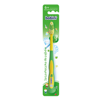 Bobini, szczoteczka do zębów dla dzieci, powyżej 6 lat, miękka, 1 sztuka - zdjęcie produktu
