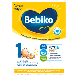 Bebiko 1 Nutriflor Expert, mleko początkowe, od urodzenia, 350 g - zdjęcie produktu