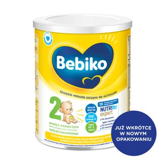 Bebiko 2 Nutriflor Expert, mleko następne, powyżej 6 miesiąca, 700 g - zdjęcie produktu