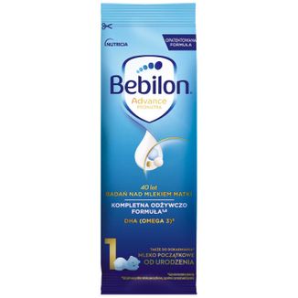 Bebilon Advance Pronutra 1, mleko początkowe, od urodzenia, 27,6 g x 1 saszetka KRÓTKA DATA - zdjęcie produktu