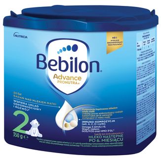 Bebilon Advance Pronutra 2, mleko następne, powyżej 6 miesiąca, 350 g - zdjęcie produktu