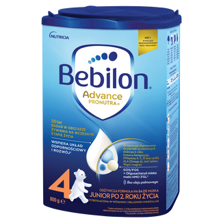 Bebilon Advance Pronutra 4 Junior, odżywcza formuła na bazie mleka, po 2 roku, 800 g - zdjęcie produktu
